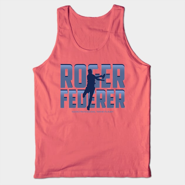 Tribute Federer Tank Top by NelsonPR